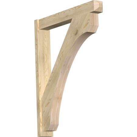 Ekena Millwork Legacy Craftsman Rough Sawn Outlooker, Douglas Fir, 6"W x 38"D x 46"H OUT06X38X46LEC04RDF